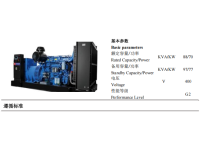 Diesel Genset - ZBYC97GF -50Hz-Datasheet